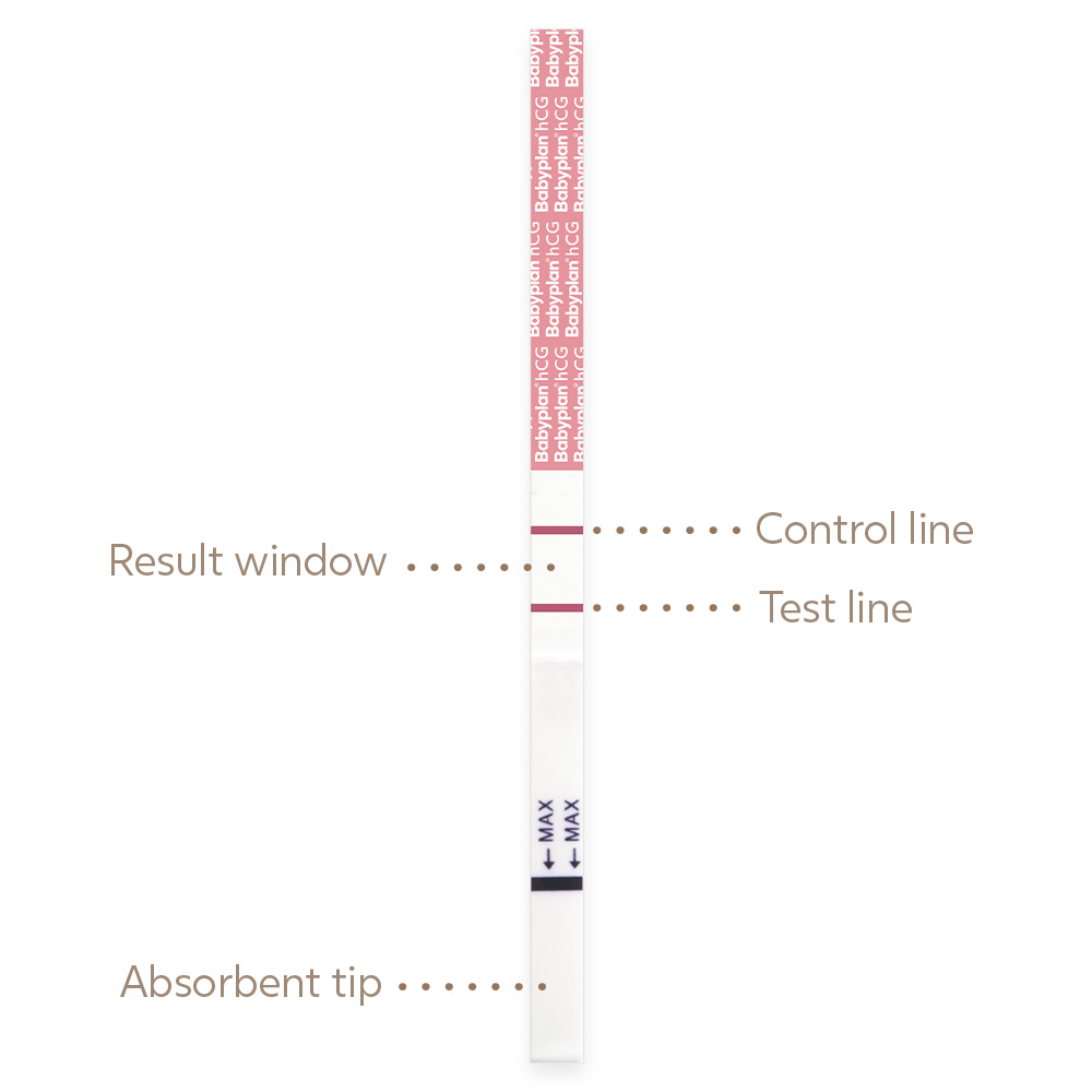 Babyplan early pregnancy test strip