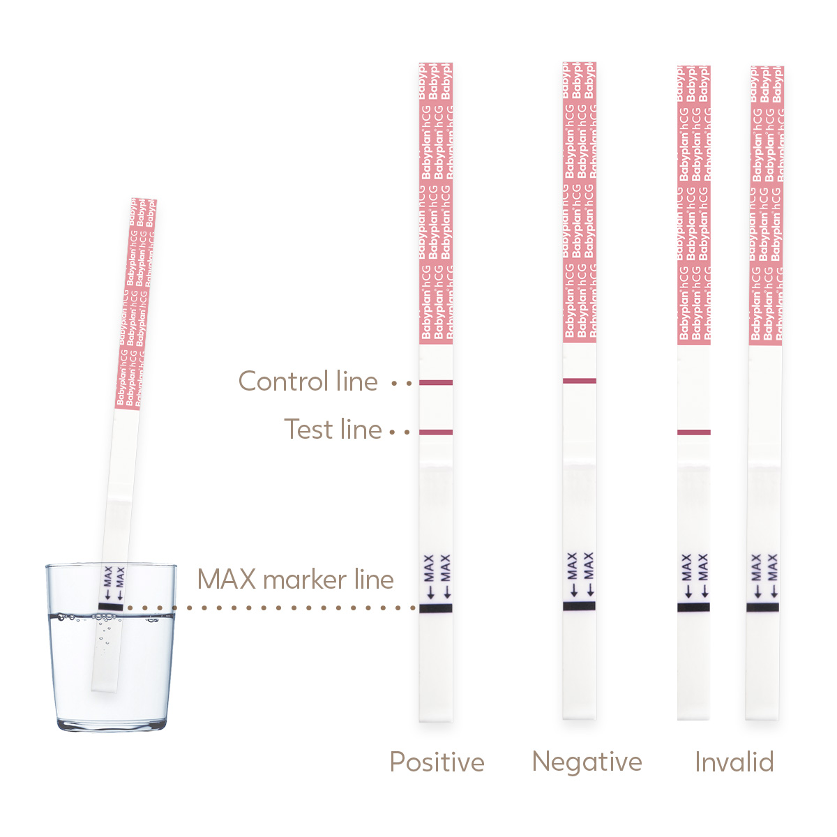 Babyplan early pregnancy test strip