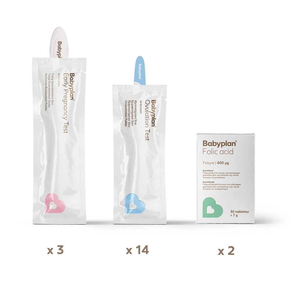 Babyplan test set midstream