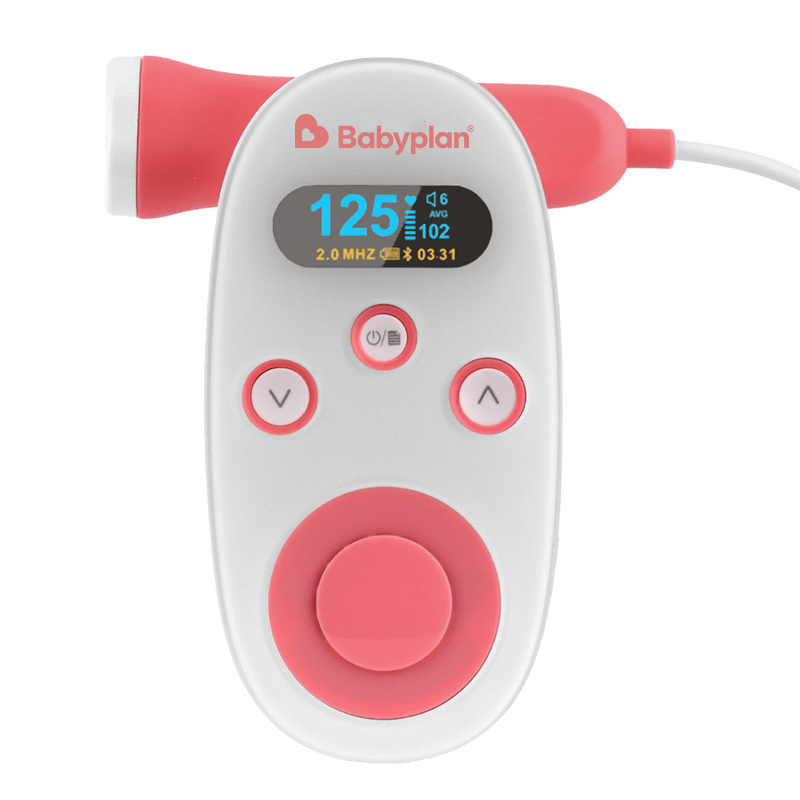 Fetal Doppler Ultrasound Baby Heartbeat Tracker